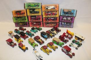 Fourteen Matchbox Models of Yesteryear diecast vehicles,