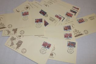 Nineteen first day covers commemorating the 300th Anniversary of the Falmouth Packet Service,