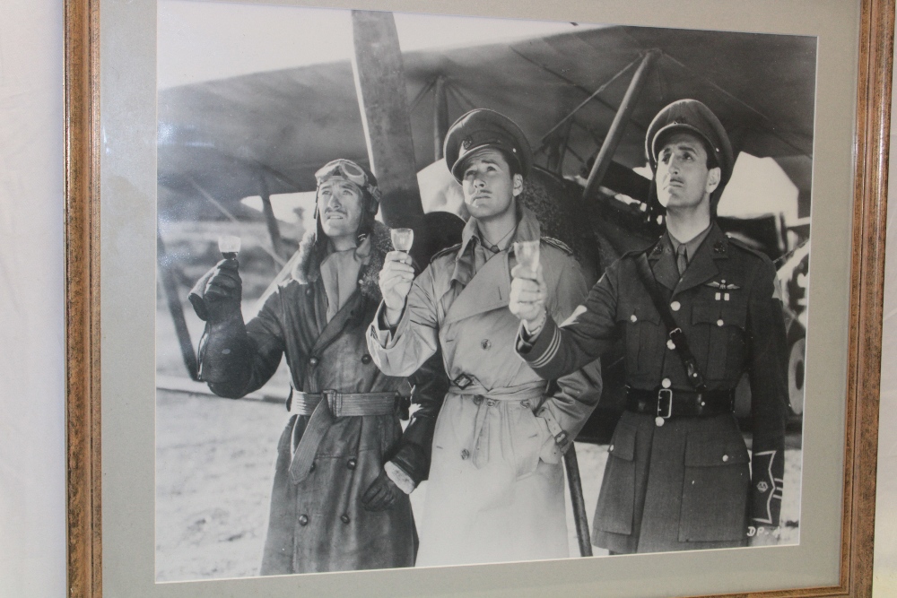 A large photographic print from the film "The Dawn Patrol",