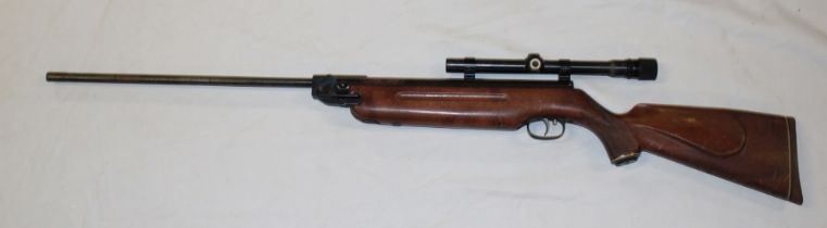 A Weihrauch HW35 .22 break-barrel air rifle retailed by Edgar Brothers of Liverpool No.