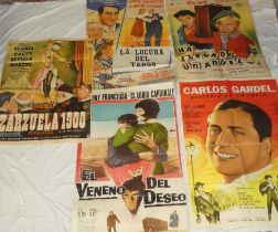 Eleven Foreign one-sheet cinema posters including The Great Caruso (Mario Lanza) 1951;