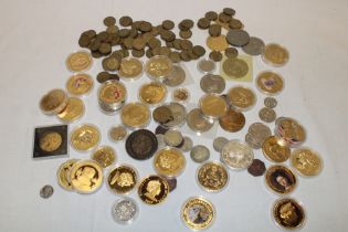 Various GB coins including commemorative crowns, gilt washed crowns and other coinage etc.