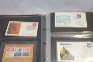 An album containing a selection of GB first day covers, PHQ cards, mint stamps, mint GB stamps,