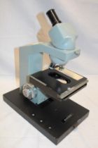 A monocular microscope by Watson on rectangular base