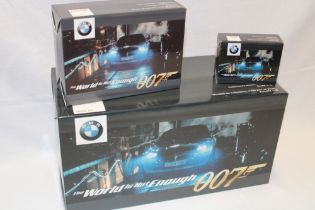 A James Bond edition 1999 "The World is Not Enough" 007 BMW Z8 1:18 scale, mint and boxed,