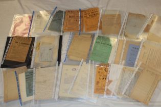 An album containing an extensive collection of Midland Railway paperwork 1850s-1920s including