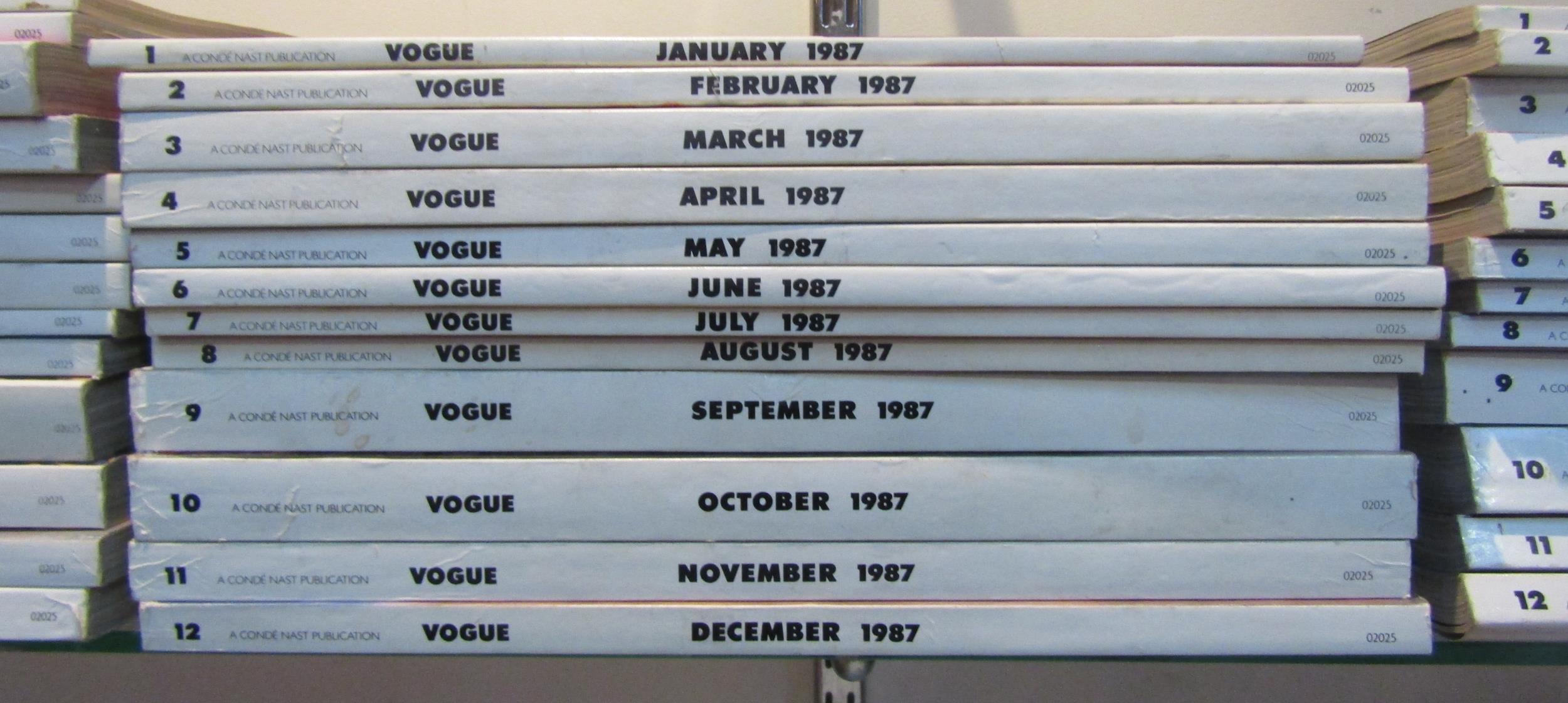 British Vogue magazine 1980 - January (1), February (2), March 1st (3), March 15th (4), April 1st ( - Image 16 of 40