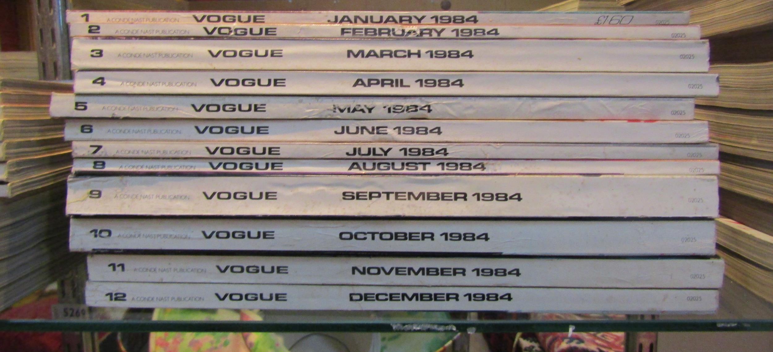 British Vogue magazine 1980 - January (1), February (2), March 1st (3), March 15th (4), April 1st ( - Image 13 of 40