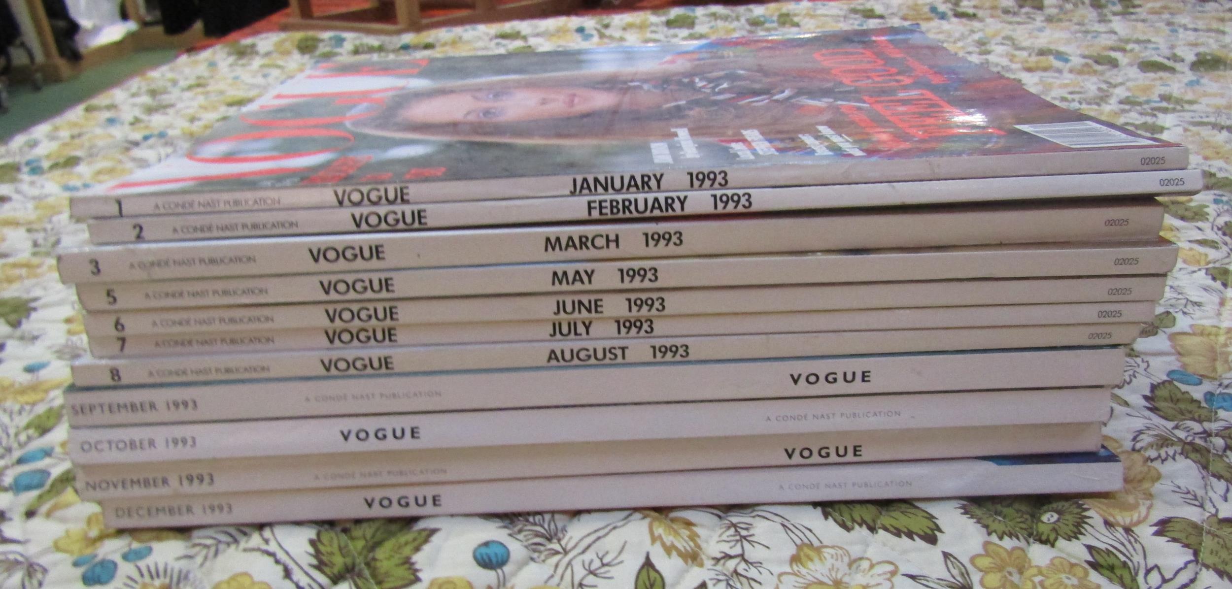 British Vogue magazine 1980 - January (1), February (2), March 1st (3), March 15th (4), April 1st ( - Image 25 of 40