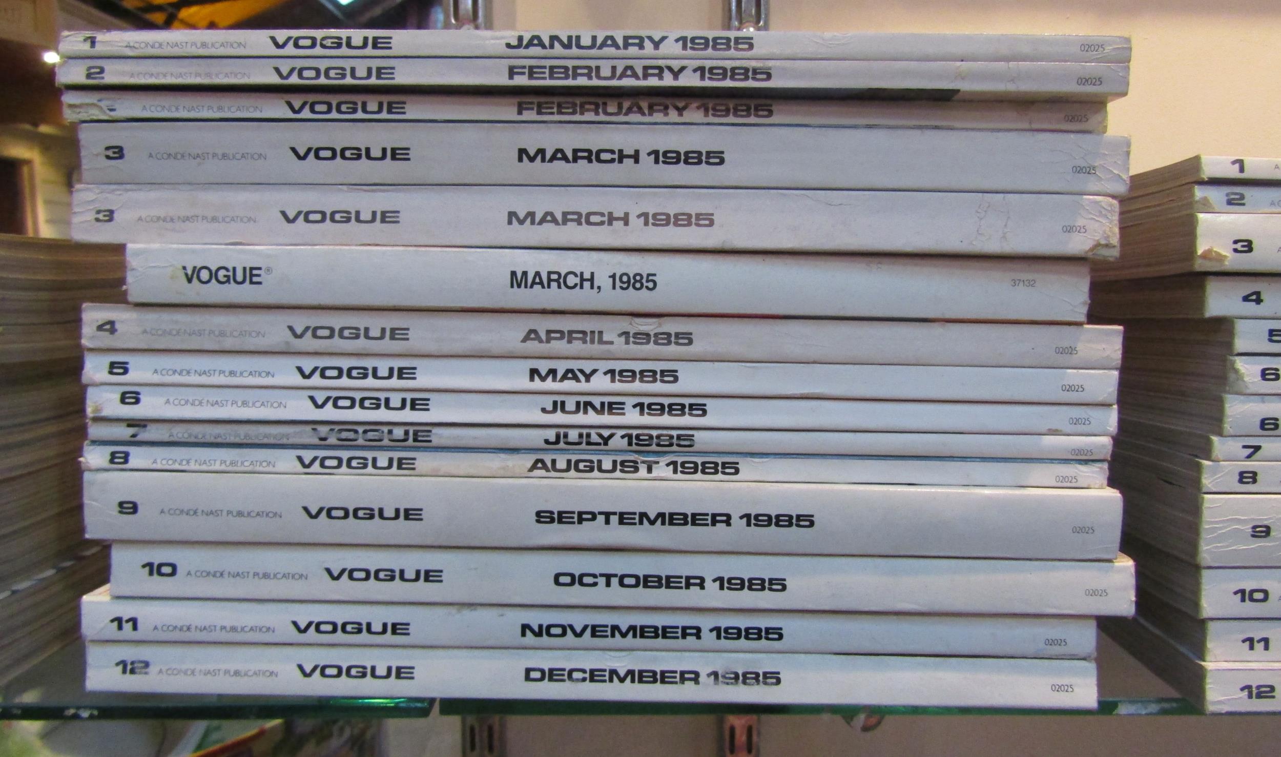 British Vogue magazine 1980 - January (1), February (2), March 1st (3), March 15th (4), April 1st ( - Image 14 of 40