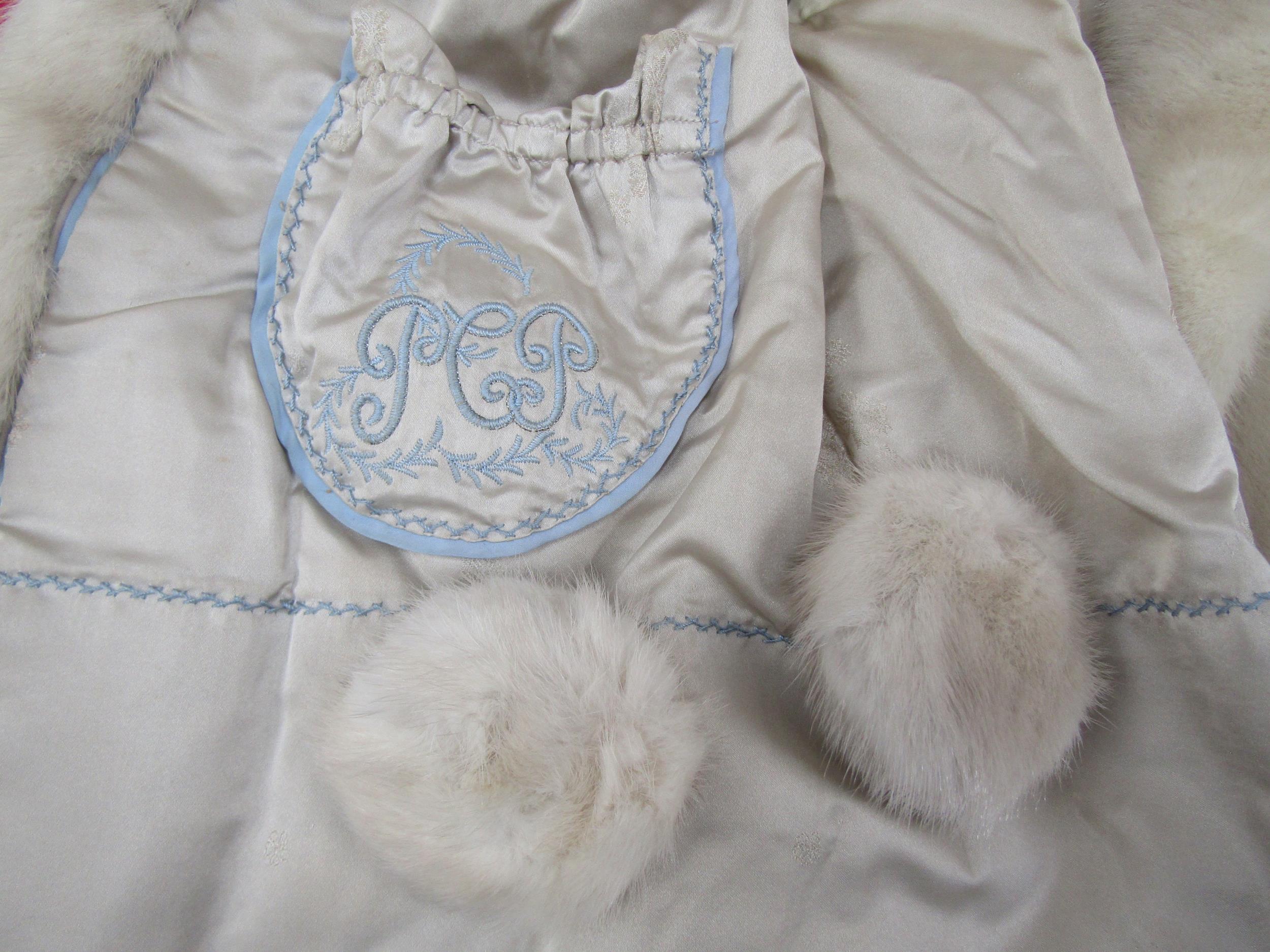 A 1950's pale mink fur evening jacket and a coney fur jacket - Image 2 of 3