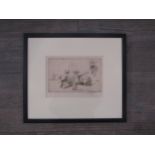 EILEEN SOPER R.M.S S.W.A (1905-1990) A framed and glazed etching, 'See-Saw'. Pencil signed bottom