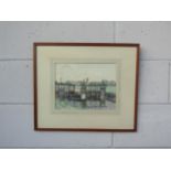 MARJORIE SHERLOCK (1897-1973) A framed and glazed watercolour, ‘Ten Hatches, Dorchester’. Signed