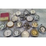 A collection of Ingersoll pocket watches (17)