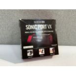 A Line 6 Sonic Port VX interface for guitar and bass with stereo mic, boxed