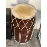 An Indian dholak drum