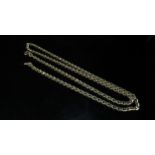A gold neckchain stamped 585, 52cm long, 8.8g