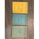 Three 1950's Dissection Guides by Rowett, published John Murray, London, The Frog, The Rat and The
