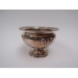 A Roberts & Belk silver Art Nouveau sugar bowl, Sheffield 1903, 8cm tall, 11.5cm diameter, 112g