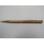 A Samson & Morden 9ct gold propelling pencil