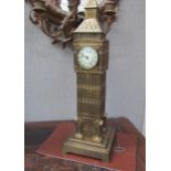 An early 20th Century mantel timepiece in the form of The Palace of Westminster "Elizabeth