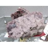 A large amethyst specimen crystal, 30cm x 30cm