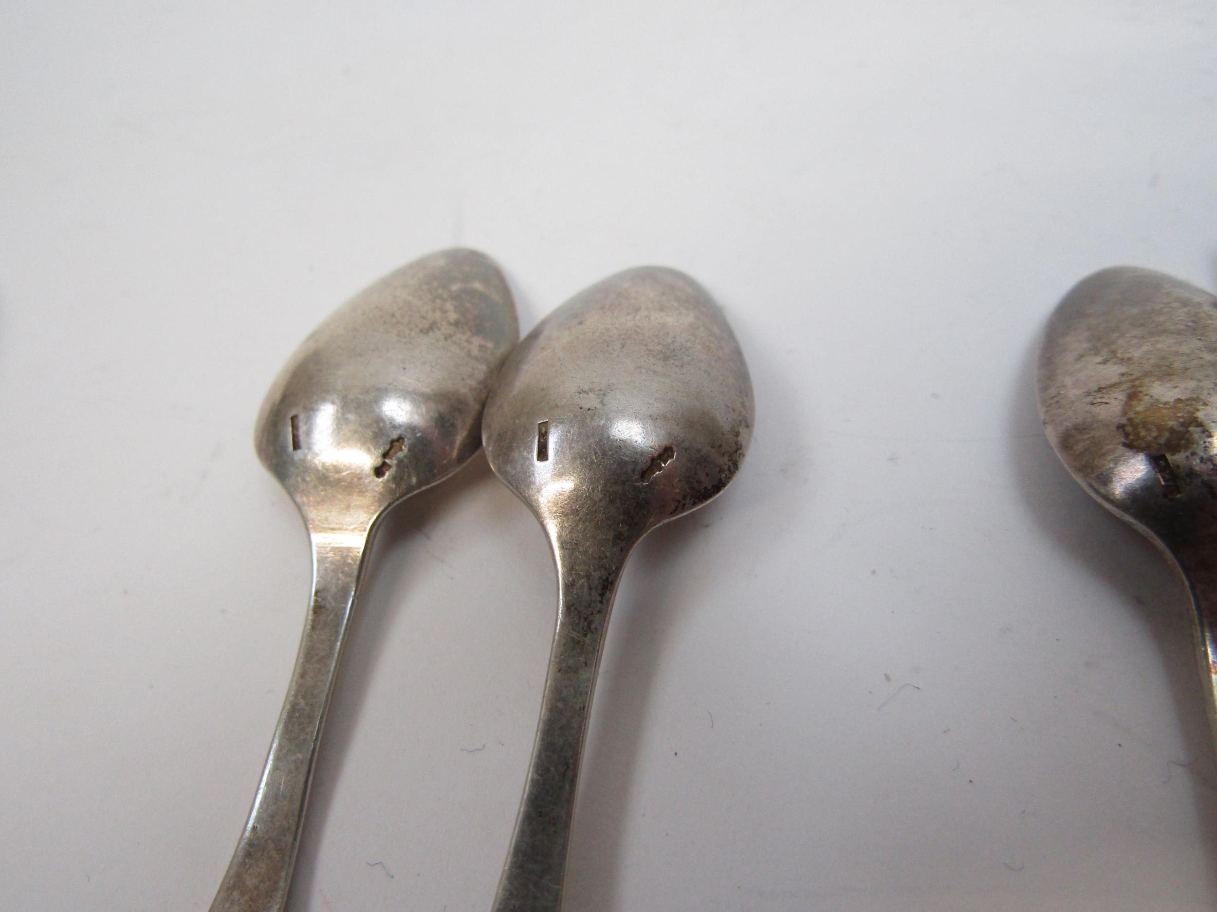 Dutch silver flatware comprising eight spoons, two serving spoons and two ladles, dates for 1919 and - Image 3 of 5