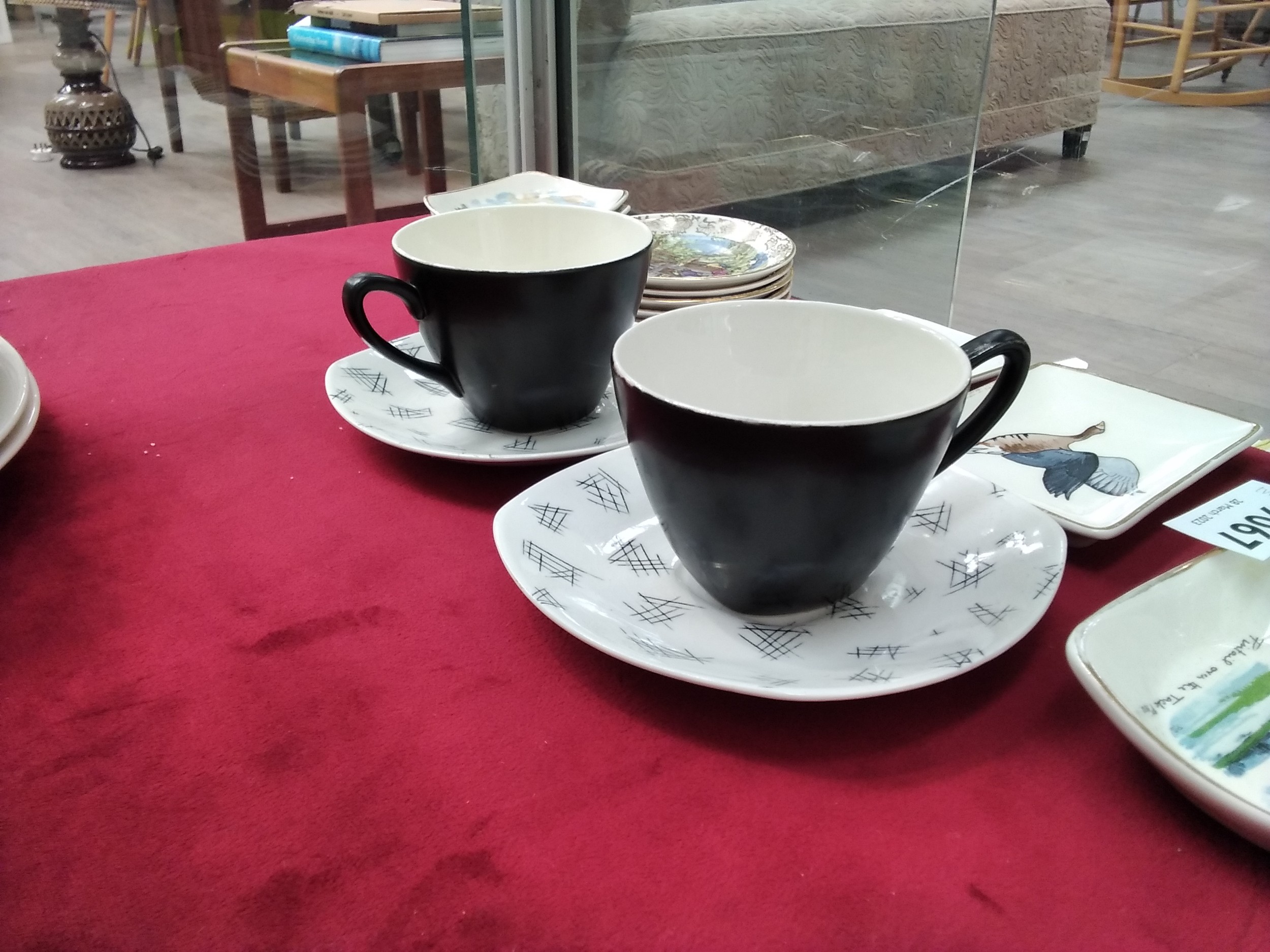A collection of Midwinter to include two Monaco coffee cups and saucers , Peter Scott and other - Image 5 of 5