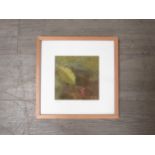 JO BRUNDENELL (XX/XXI) A framed and glazed original picture in felt/ mixed titled 'Leaf' and