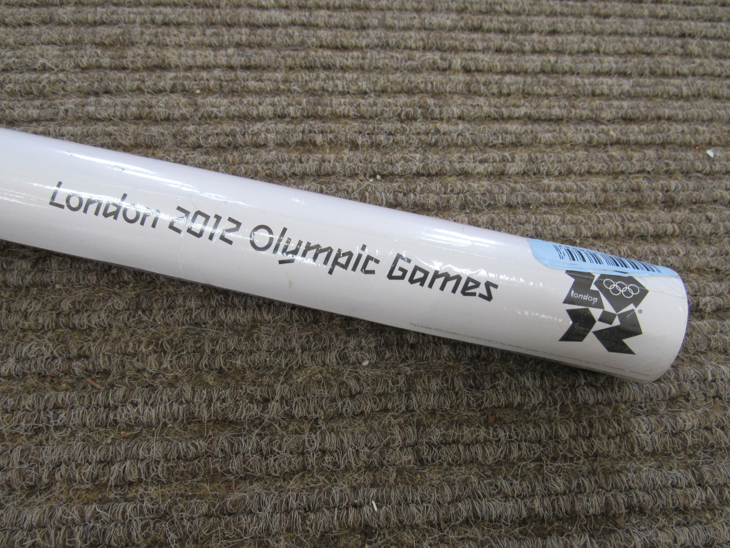 A London 2012 Olympic Poster, Bridget Riley 'Rose Rose' official off set lithograph, still sealed in - Image 3 of 4