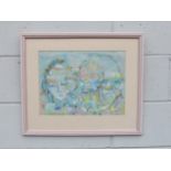 ANN MARIE BIRKETT (XX) A framed and glazed coloured pastel on paper, 'Tonal Face'. Signed lower