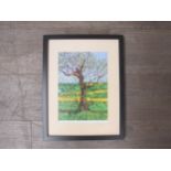 After David Hockney, a framed and glazed art print 'Woldgate Tree May 2006', image size 28cm x 20cm