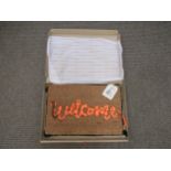 Banksy (b.1974) (ARR) - 'Welcome Mat', limited edition numbered artwork produced by Love Welcomes,