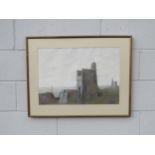 MICHAEL J PRAED (b.1941): A framed and glazed pastel, Green Burrow Engine House (No.21). Signed