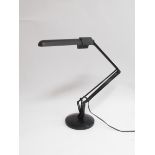 A vintage genuine Anglepoise Ltd lamp in black, model 90PL, draughtsman office lamp (Collectors