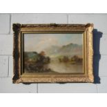 FRANCIS EDWARD JAMIESON (1895-1950) An oil on canvas depicting a scene near Balmoral, 'On The