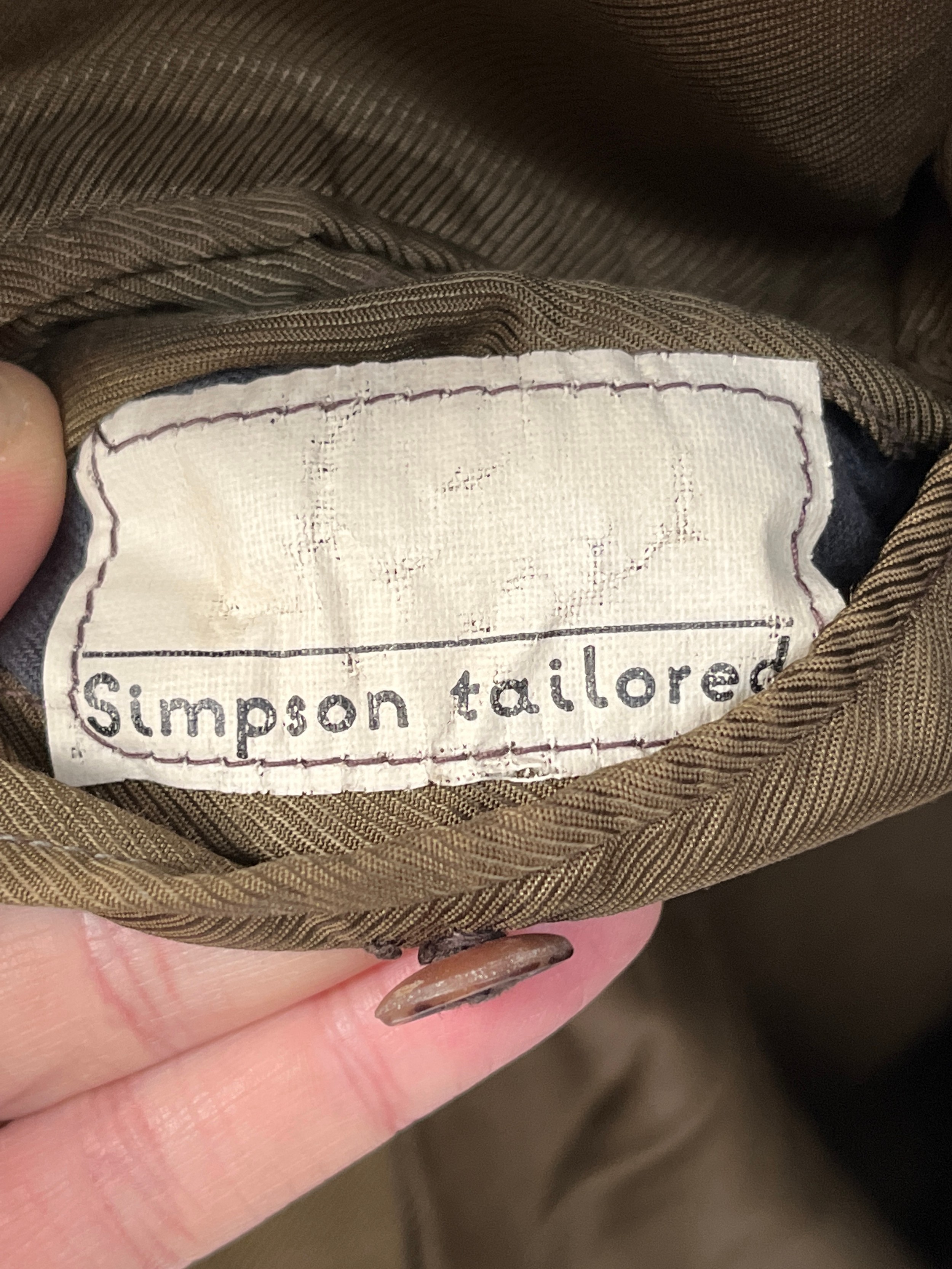 A WWII ATS uniform consisting of blouse and skirt, previously belonging to Florence Smith, who drove - Image 3 of 7