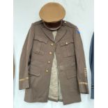 A WWII USAAF officer's jacket and hat