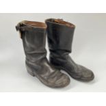 A pair of mid 20th Century German army Bundeswehr boots