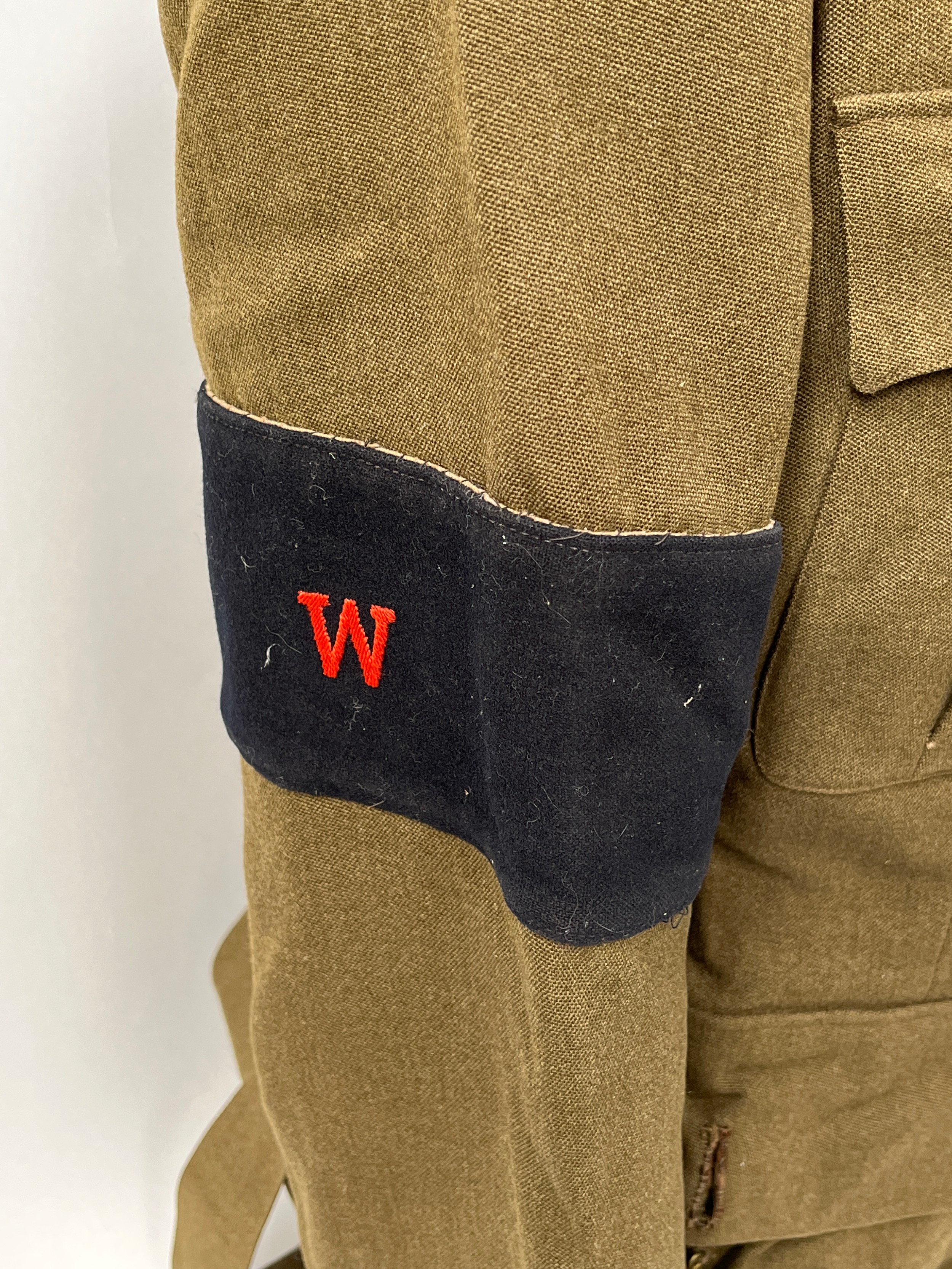 A WWII ATS uniform consisting of blouse and skirt, previously belonging to Florence Smith, who drove - Image 2 of 7