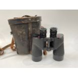 A pair of WWII Canadian military binoculars, dated 1944, C.G.B. 40 M.A. 7x50, cased