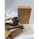 A RAF Type M Mk.2 6D/1837 by Airmed oxygen mask, boxed with instructions