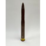 A British 1957 dated L20A1 drill shell, 53.5cm tall
