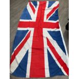 A large Union flag a/f, 238cm x 119 approx.
