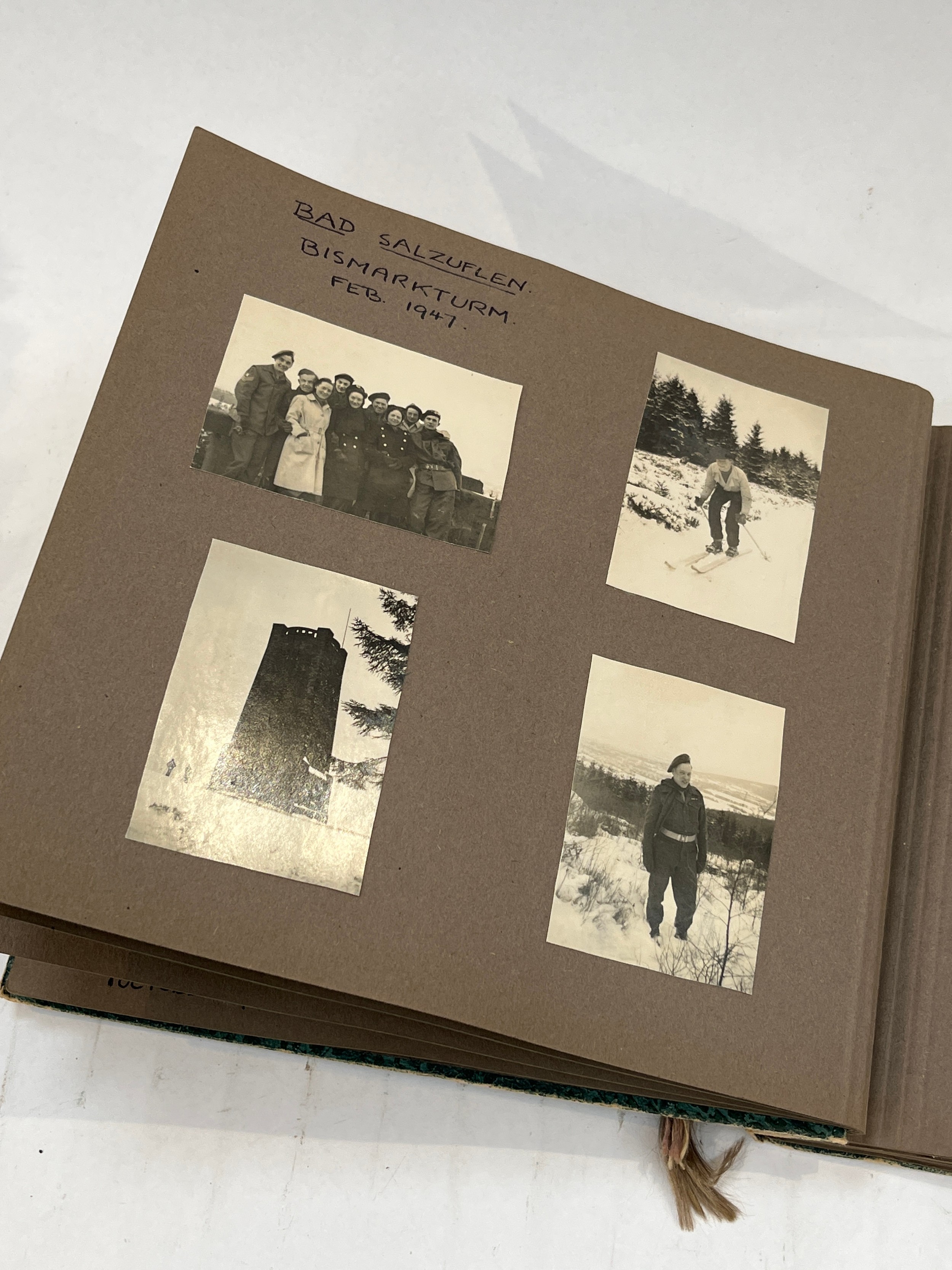 A B.A.O.R. (British Army of the Rhine) photo album covering period October 1946 - October 1947, - Image 3 of 3