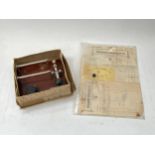 A 201 boxed Morse Practice Unit with 1942 dated receipts to Mr Horner, Manor House, Yoxford, Suffolk