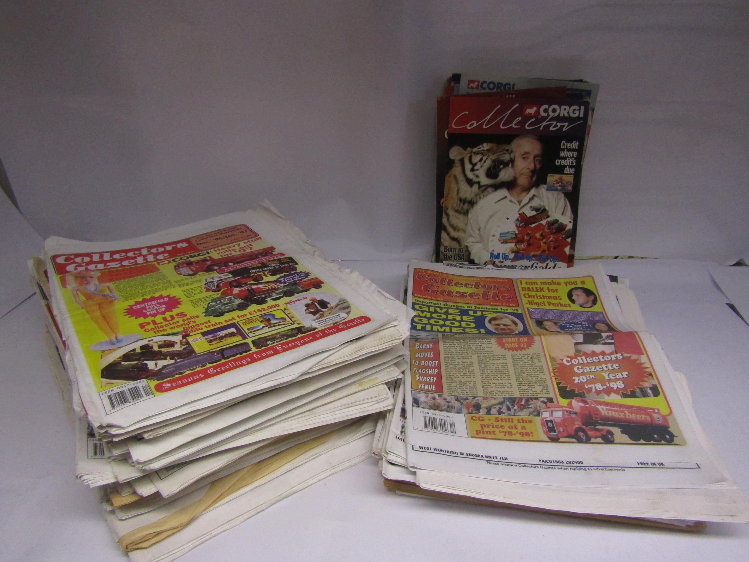 A collection of Collectors Gazette magazines