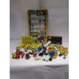 Three boxed Corgi Classics 31903 Four Piece Figure Sets, Construction Machines Tower Crane remote