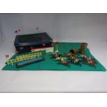 A vintage French plastic horse racing game