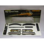 A boxed Hornby 00 gauge R673 High Speed Train electric train set, box tatty